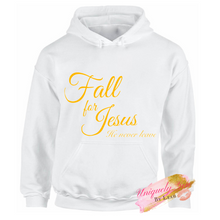 Load image into Gallery viewer, Pullover Hoodie - Fall for Jesus

