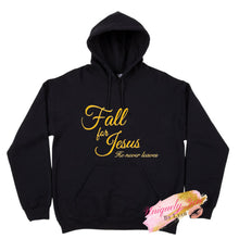 Load image into Gallery viewer, Pullover Hoodie - Fall for Jesus
