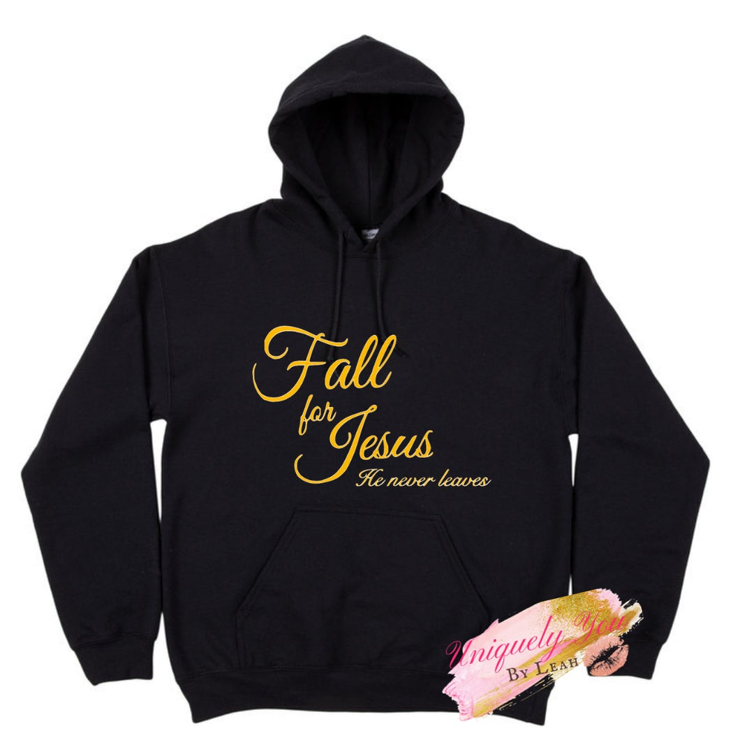 Pullover Hoodie - Fall for Jesus
