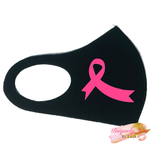 Pink Ribbon Fashion Mask