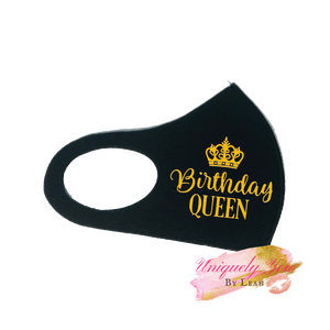 Fashion Mask - "Birthday Queen"
